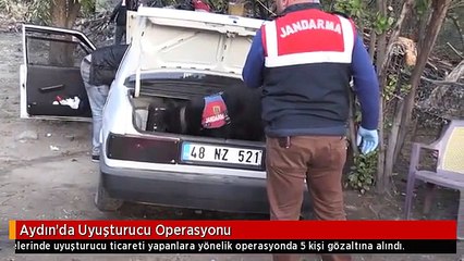 Aydın'da Uyuşturucu Operasyonu