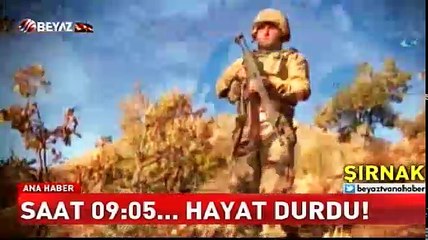 Saat 09:05... Hayat durdu