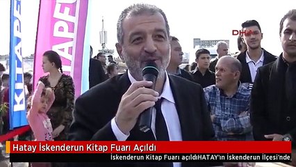 Hatay İskenderun Kitap Fuarı Açıldı