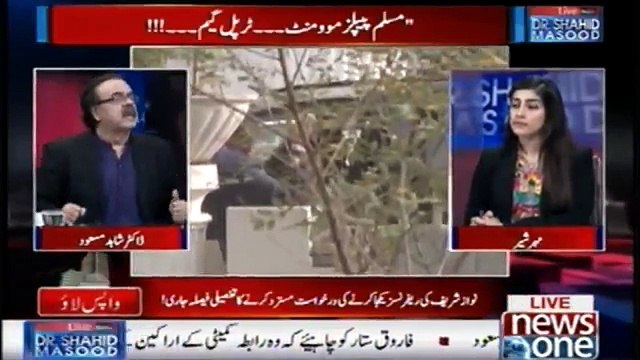 Nawaz Shari Ki Ghalat Harkaat Par Adalat Nay Sakht Warning Day Di: Dr Shahid Masood