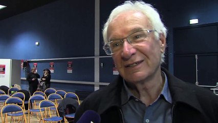 Gaby Charroux au micro d'Ulrich Téchené