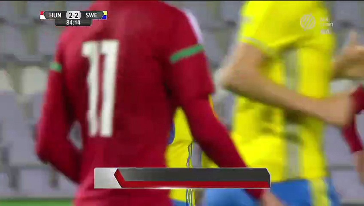 2-2 Jordan Larsson Goal UEFA  Euro U21 Qual.  Group 6 - 10.11.2017 Hungary U21 2-2 Sweden U21