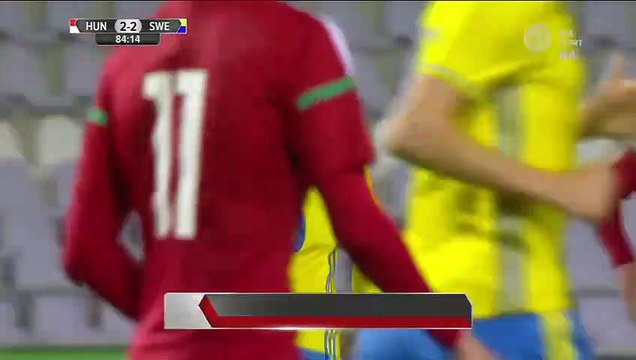 2-2 Jordan Larsson Goal UEFA Euro U21 Qual. Group 6 - 10.11.2017 Hungary U21 2-2 Sweden U21