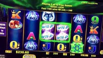 BIG WINS!!! BONUSES on Wolf Moon Slot Machine