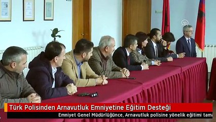 Türk Polisinden Arnavutluk Emniyetine Eğitim Desteği