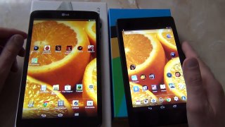 Сравним! LG G Pad 8.3 vs Asus NEXUS 7 (new) / от Арстайл /