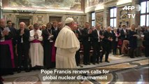 Pope warns of nuclear terror threat