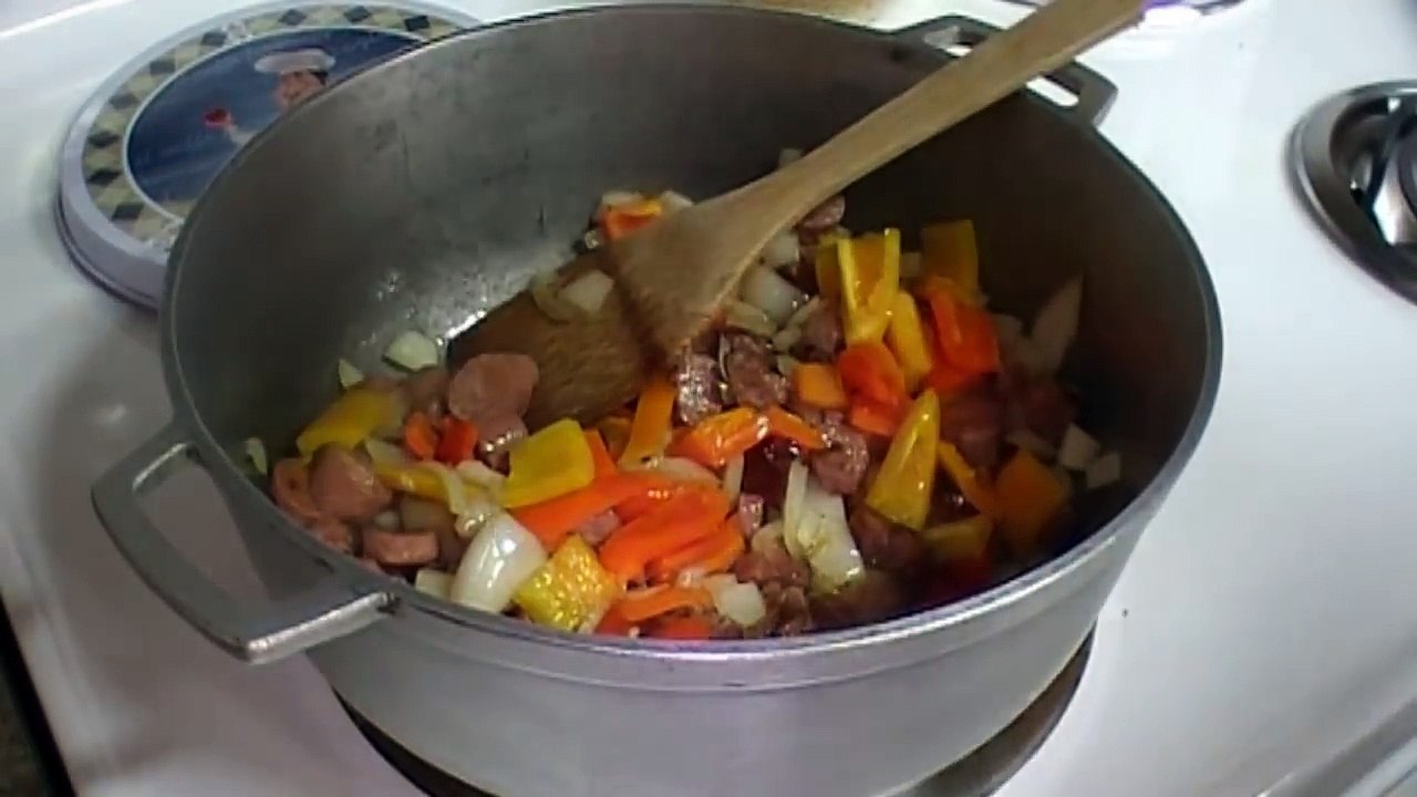 ARROZ CON POLLO, técnica de sellado. Para que no se abra.new