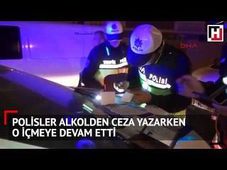 Alkollü Şoförün Ceza Makbuzunu Bonservis Rekoru Kırılarak Transfer Edilen Futbolcu Gibi İmzalaması