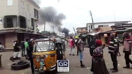 Video - Imo State On Fire Allegedly A Soldier Shoots Igbo Trader To Death In Owerri