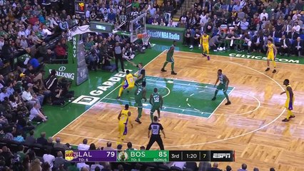 Lonzo Ball bricks and yips against the Celtics