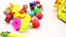 Best Learn Colors Videos For Children Paw Patrol Bulldozer Surprise Eggs Preschool Skye & Rubble