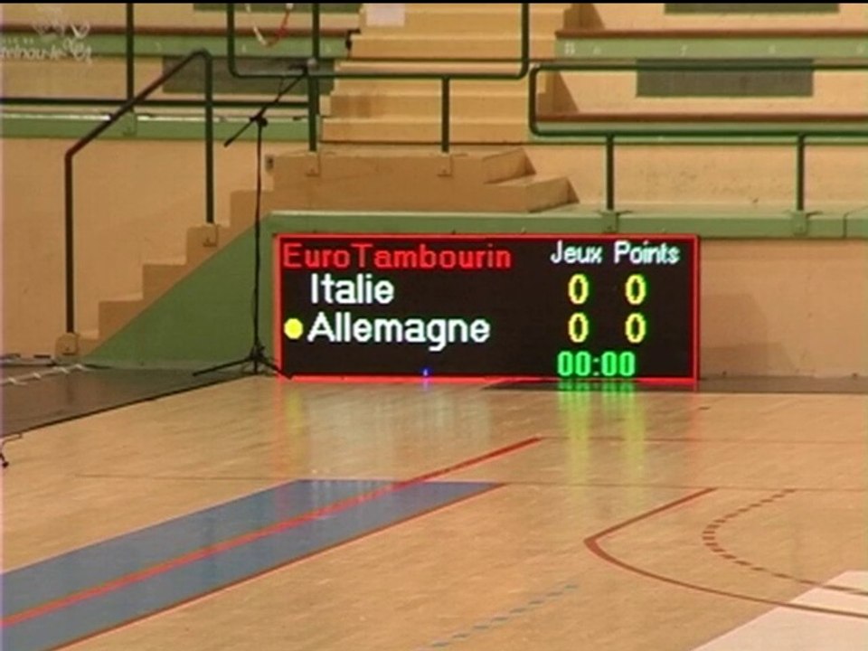 ITALY - GERMANY  (women) 2nd European National Indoor-Montpellier (F) 2015