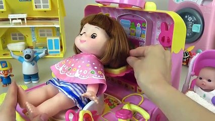 Baby Doll hair shop play set toys