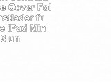Querstreifen Schwarz  Weiß Case Cover  Folio aus Kunstleder für das Apple iPad Mini 1 2