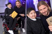 David Beckham surprises Moin Younis  Pride of Britain Award