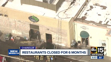 Chandler restaurants catch fire, kitchen a total loss