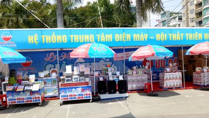 Nhà bạt, dù che nắng Nghĩa Phát trong chương trình Cho và nhận