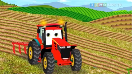 Learn Colors with Crane Trucks for Kids & Color Garage : Videos for Children