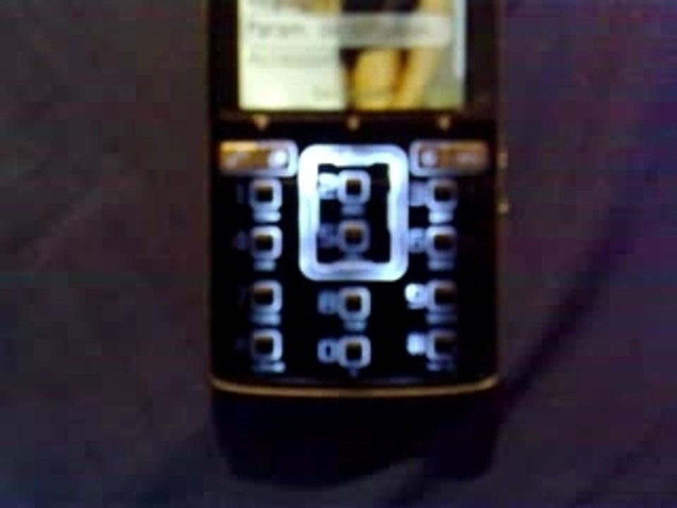 L'éclairage du K850i en dégradé ! magnifique !