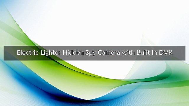 Electric Lighter Hidden Spy Camera with Built In DVR