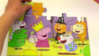 Peppa Puzzles Compilation New Peppa Pig 2017 Puzzles Video for Kids
