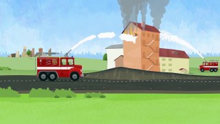 Doctor McWheelie and fire truck for kids  Car cartoons & kid cartoons. Fire engine cartoon.-rrj9-3Wv_bc
