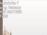Tablet Schutzhülle inkl 4H Schutzfolie für 70 Samsung Galaxy Tab A TÜRKIS SMT280