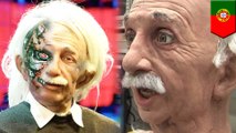 Robot vs human: Pesan dari robot Einstein - TomoNews