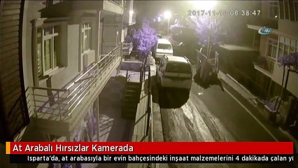 At Arabalı Hırsızlar Kamerada
