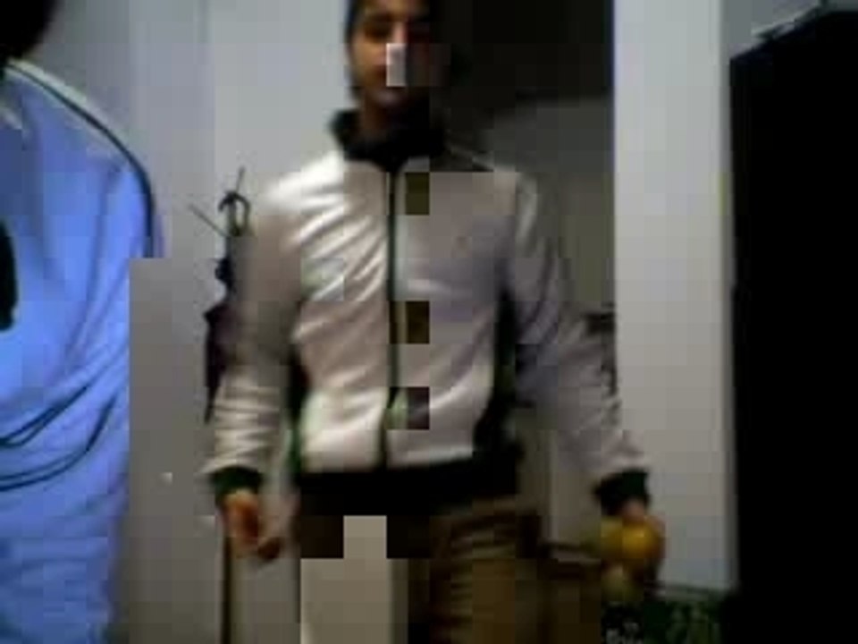 Blind Juggling. 2nd attempt.