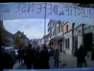 Reportage F3 - Manifestation TGI Belley
