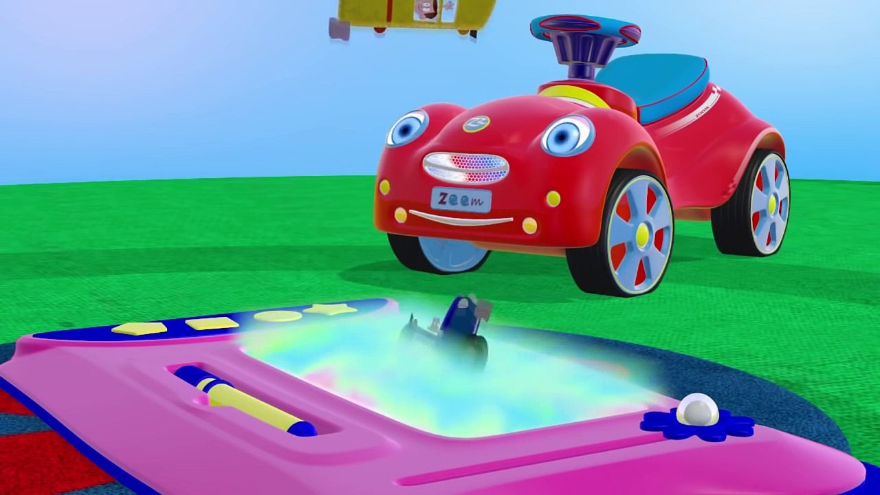 SCHOOL Bus  - Crane  - Dump Truck! - Zeem Zoom Cartoons for Children-gQQaWMMf7bk