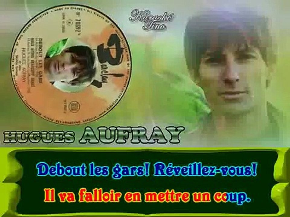 Hugues Aufray - Debout les gars KARAOKE / INSTRUMENTAL