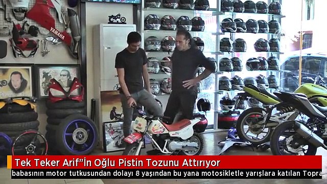 Tek Teker Arif İn Oğlu Pistin Tozunu Attırıyor
