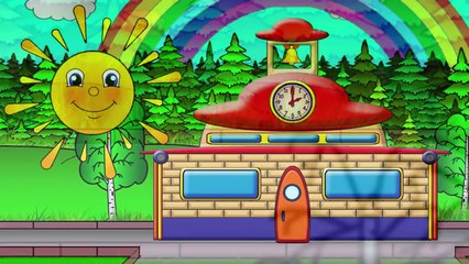 Truck Transformer - Helpy BULLDOZER - RAINBOW Cartoon Magic for Kids!-dJ8UFrsTof0