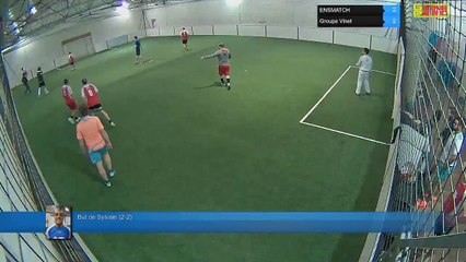 But de Sylvain (2-2) - ENSMATCH Vs Groupe Vinet - 09/11/17 19:00 - LIGUE 4 - Poitiers Game Parc