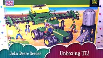 TL Complete Series Building John Deere Mega Bloks Crew Seeder Building Toy With Tror Seeder Silo