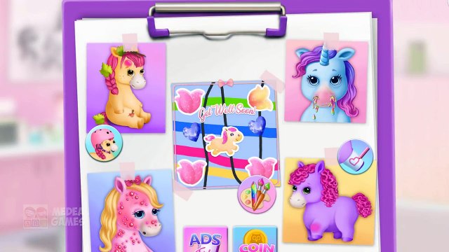 Fun Pony Sisters Pet Hospital Animal Horse Hair Salon Maker Up Education Game For Kids By TutoTOONS
