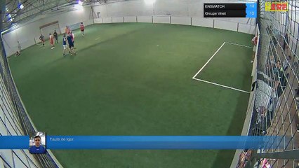 Faute de Igor - ENSMATCH Vs Groupe Vinet - 09/11/17 19:00 - LIGUE 4 - Poitiers Game Parc