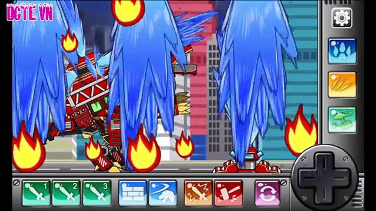 Dino Robot Dino Corps | Emergency Forces: Ankylosaurus, Spinosaurus, Triceratops, T-REX Cops | DCTE