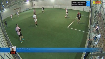 But de damien (2-2) - Pompiers de Chauvigny  Vs Pompiers de Poitiers - 09/11/17 20:00 - LIGUE 2