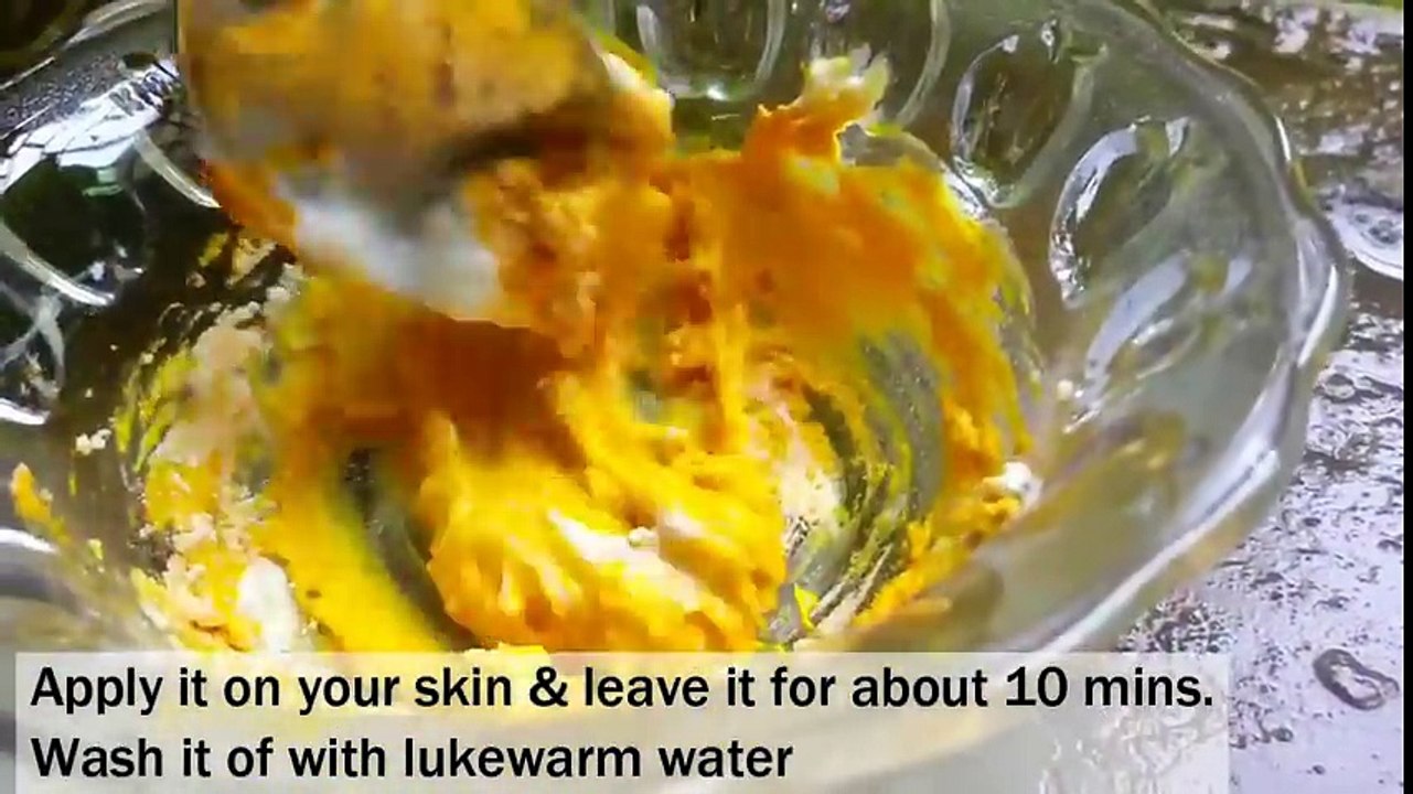 Skin Whitening Turmeric Pack गोरी त्वचा पाने के लिए हल्दी का फेस पैक