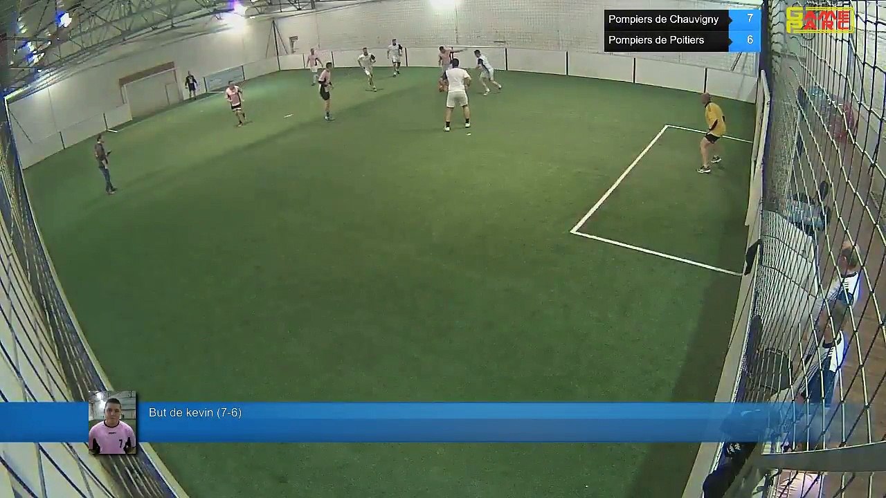 But de kevin (7-6) - Pompiers de Chauvigny  Vs Pompiers de Poitiers - 09/11/17 20:00 - LIGUE 2