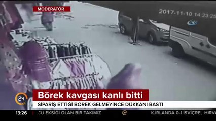 Börek kavgası kanlı bitti