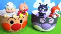 アンパンマン びっくらたまごとフェイスどんぶり❤バスボールのお風呂に入ろう！ アニメ おもちゃ Toy Kids トイキッズ animation anpanman