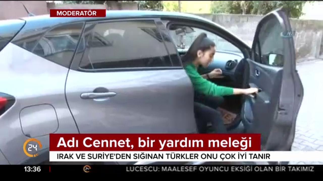 Adı Cennet, "o bir yardım meleği" 300 aileye yardım ulaştırıyor