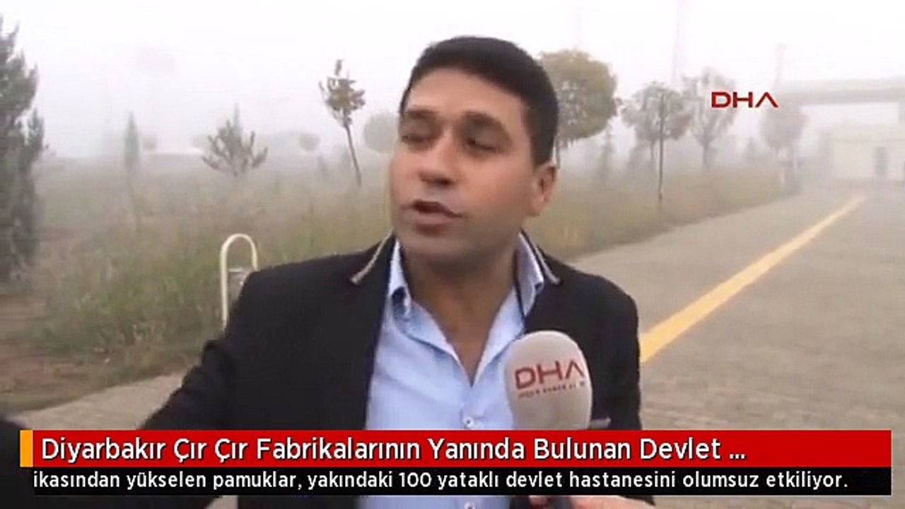 Diyarbakır Çır Çır Fabrikalarının Yanında Bulunan Devlet Hastanesi'ne Pamuk Yağıyor