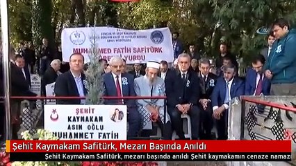 Şehit Kaymakam Safitürk, Mezarı Başında Anıldı