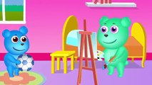 Mega Gummy Bear How To Make Ice Cream Finger Family Nursery Rhymes for kids Toys Fun